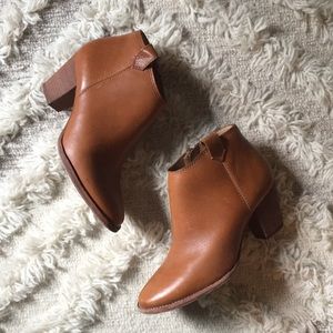 Madewell Leather Billie Bootie
